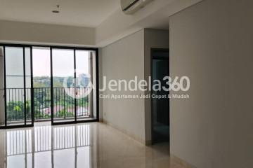 Living Room Studio Apartment with Swimming Pool View at Southgate Residence