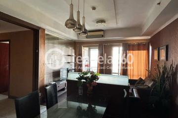 Dining Room High Floor 3BR Apartment with  View at Sudirman Park Apartment