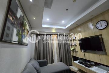 Living Room Strategic Location 2BR Apartment Low Floor with  View at Trivium Terrace