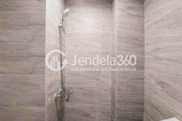 Bathroom Spotless Studio Apartment at Collins Boulevard Apartment Tower Hyde