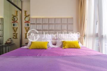 Bedroom Medium Floor 1BR Apartment with City View at Condominium Marigold Navapark Apartment