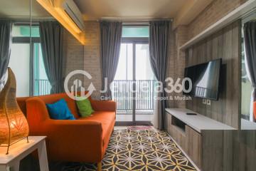 Living Room 1BR Apartment with  View at Pejaten Park Residence