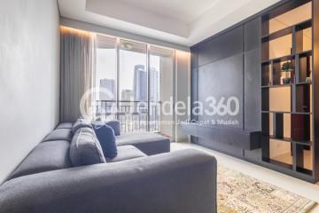 Living Room 2BR Kuningan City (Denpasar Residence) Apartment at Low Floor