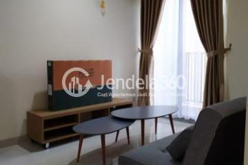 Living Room Comfortable 1BR Apartment at Pejaten Park Residence Low Floor