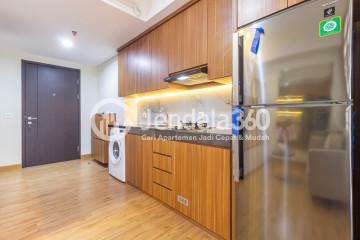 Kitchen 1BR Orange County Lippo Cikarang Apartment at Tower Pasadena