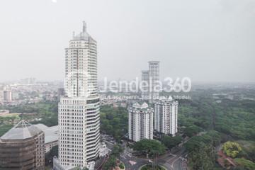 Balcony Stylish Studio Apartment High Floor with City View at U Residence Karawaci