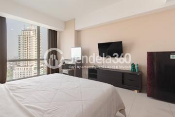 Bedroom Stylish Studio Apartment High Floor with City View at U Residence Karawaci