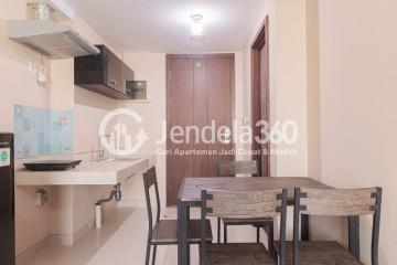 Dining Room Stylish Studio Apartment High Floor with City View at U Residence Karawaci