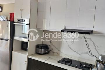 Kitchen Well Furnished 1BR Apartment at LRT City Sentul Apartment Low Floor