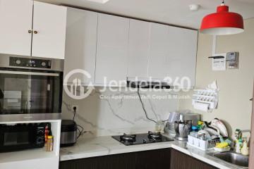 Kitchen Well Furnished 1BR Apartment at LRT City Sentul Apartment Low Floor