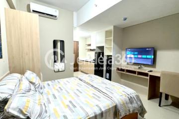 Bedroom Low Floor Studio Apartment with  View at LRT City Sentul Apartment