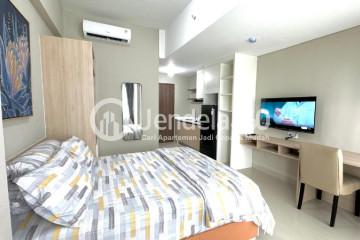 Bedroom Low Floor Studio Apartment with  View at LRT City Sentul Apartment