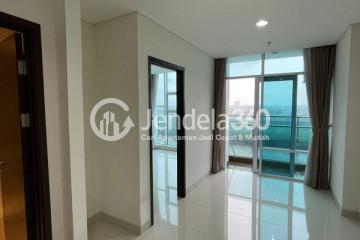 Living Room Lovely 1BR Apartment Middle Floor with City View at Brooklyn Alam Sutera Apartment