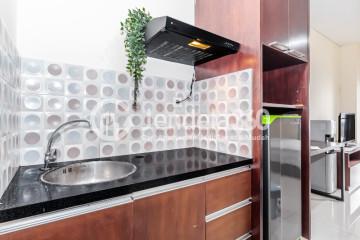 Kitchen Studio Apartment with  View at Tamansari Semanggi Apartment