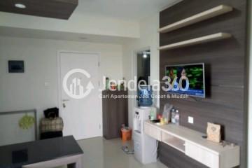 Living Room 2BR Apartment with  View at Parahyangan Residence