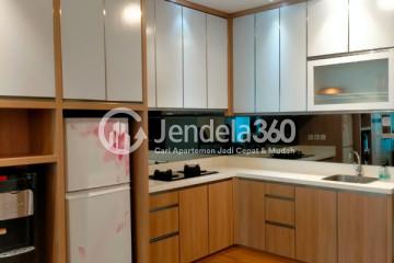 Kitchen High Floor 2BR Apartment with Sea View at Condominium Green Bay Pluit SeaView