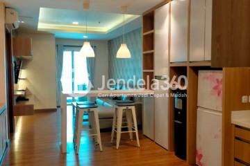 Living Room High Floor 2BR Apartment with Sea View at Condominium Green Bay Pluit SeaView