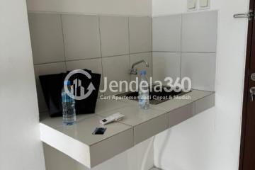 Kitchen Spotless Studio Apartment at Riverview Cikarang Residence Tower Mahakam