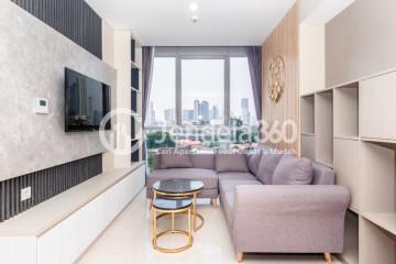 Living Room Relaxed 2BR Apartment Low Floor with  View at Ciputra World 2 Apartment