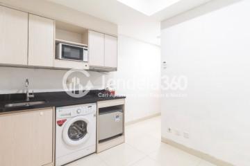 Kitchen High Floor 1BR Apartment with City View at The Mansion Kemayoran Bougenville