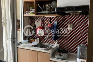 Kitchen 2BR Apartment with City View at Green Lake Sunter Apartment