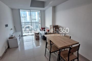 Living Room 3BR Apartment with  View at Springhill Terrace Residence