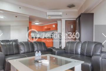 Living Room Modern 3BR Apartment at Aryaduta Suites Semanggi Tower C