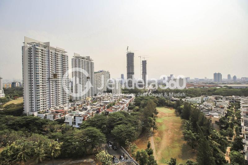 Balcony Spacious and Minimalist 1BR Apartment at The Mansion Kemayoran Jasmine Tower Doroda