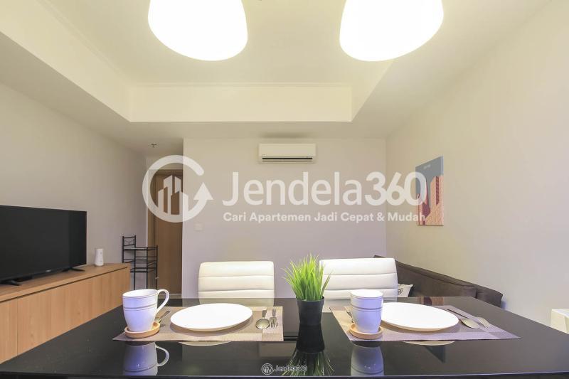 Dining Room Spacious and Minimalist 1BR Apartment at The Mansion Kemayoran Jasmine Tower Doroda
