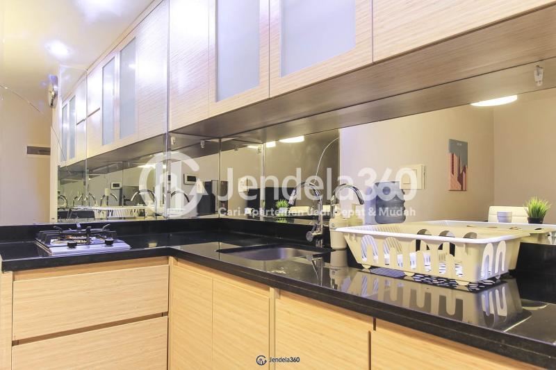Kitchen Spacious and Minimalist 1BR Apartment at The Mansion Kemayoran Jasmine Tower Doroda