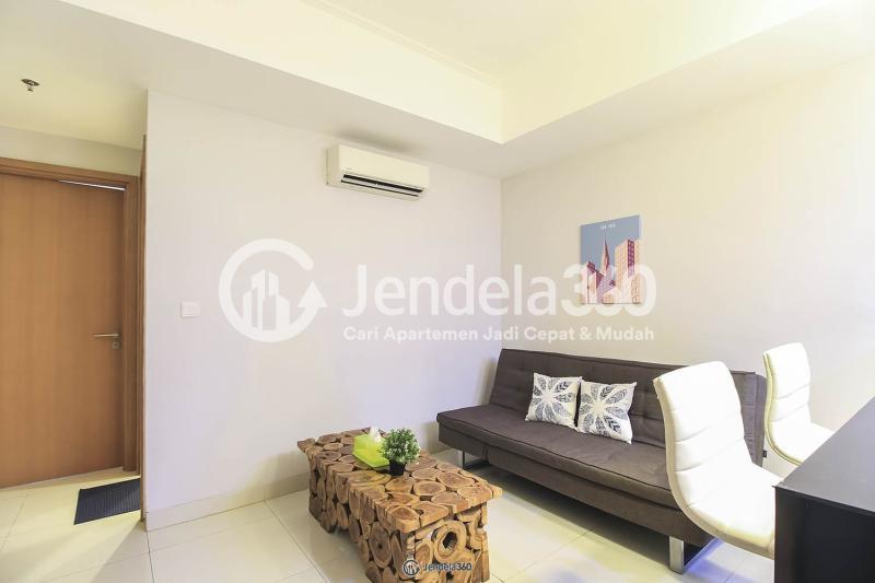 Living Room Spacious and Minimalist 1BR Apartment at The Mansion Kemayoran Jasmine Tower Doroda