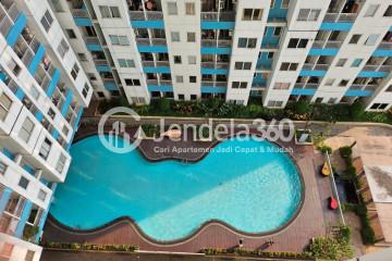 Balcony Simply Look Studio Apartment Low Floor with  View at The Nest Apartment