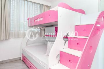 Bedroom 3 3BR Taman Rasuna Apartment at Low Floor