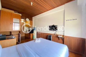 Bedroom Low Floor Studio Apartment with  View at Pinewood Jatinangor Apartment