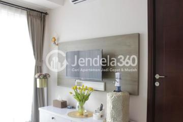 Living Room Excellent 2BR Apartment High Floor with City View at Gateway Pasteur Apartment