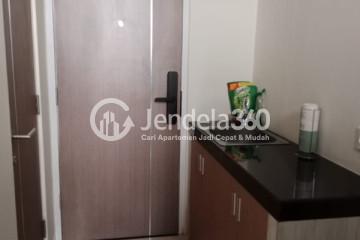 Kitchen Restful 1BR Apartment Low Floor with City View at Apple 1 Residence