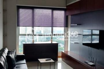 Living Room 3BR Gandaria Heights Apartment at Low Floor