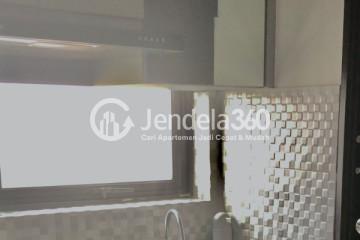 Kitchen Restful 1BR Apartment at Kebagusan City Apartment Low Floor