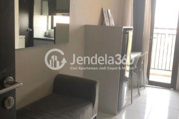 Living Room Restful 1BR Apartment at Kebagusan City Apartment Low Floor