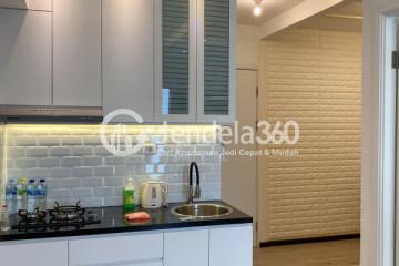 Kitchen Tidy 1BR Apartment High Floor with City View at Podomoro Golf View Apartment