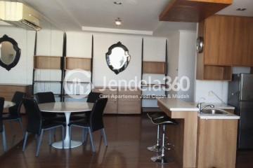 Dining Room Compact 3BR Apartment High Floor with City View at MOI Frenchwalk