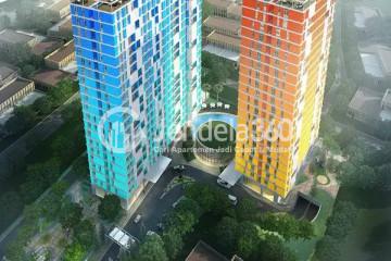 Balcony Well Located 1BR Apartment at Pejaten Park Residence Middle Floor