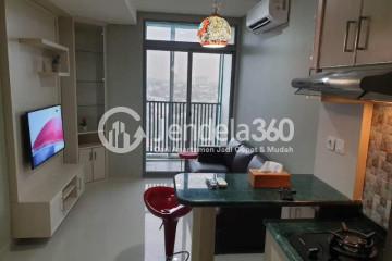 Living Room Well Located 1BR Apartment at Pejaten Park Residence Middle Floor