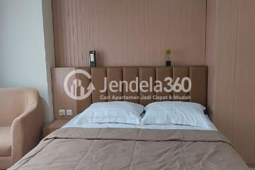 Bedroom Compact Studio Apartment High Floor with City View at Orange County Lippo Cikarang