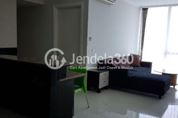 Living Room Low Floor 1BR Apartment with  View at The Via & The Vue Ciputra World Surabaya