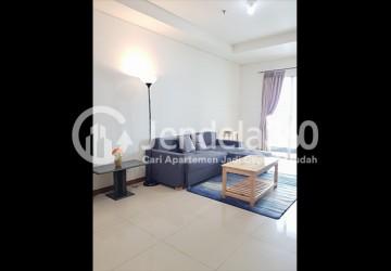 Living Room Restful 2BR Apartment Middle Floor with City View at Condominium Green Bay Pluit SeaView