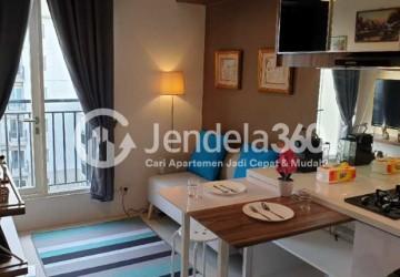 Living Room High Floor 2BR Apartment with Toll View at Podomoro Golf View Apartment