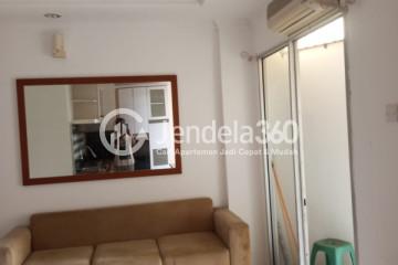 Living Room 2BR Apartment with City View at Permata Eksekutif Apartment