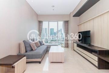 Living Room Stunning 2BR Apartment at Setiabudi Sky Garden Tower Sky