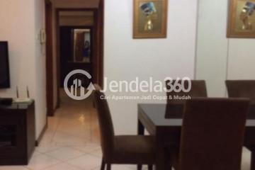 Dining Room Tidy 2BR Apartment High Floor with City View at Sudirman Tower Condominium